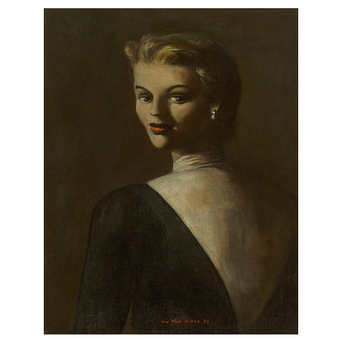 Portrait of a Lady - 가이 페네 뒤 브와 / 인테리어그림 (수입원목액자)