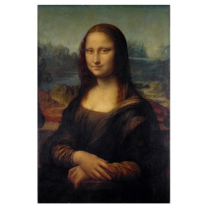 모나리자 - 레오나르도 다빈치 / 명화그림 (수입원목액자)