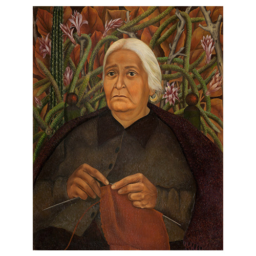 Portrait of dona rosita morillo - 프리다 칼로 / 명화그림 (수입원목액자)