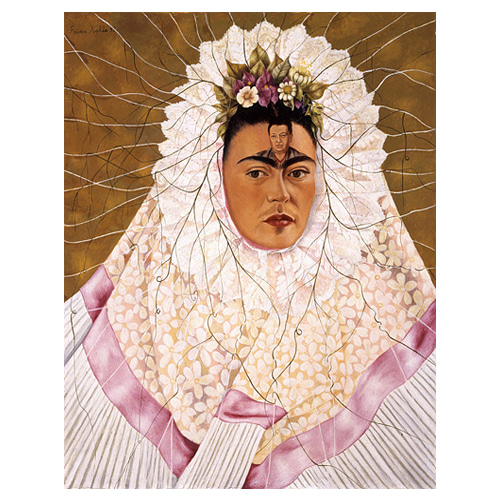 Self Portrait as a Tehuana - 프리다 칼로 / 명화그림 (수입원목액자)