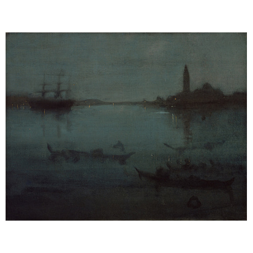 The Lagoon Venice - 제임스 휘슬러 / 인테리어그림 (수입원목액자)