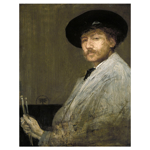 Portrait of the Painter - 제임스 휘슬러 / 인테리어그림 (수입원목액자)